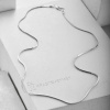 Цепь из серебра 925, плетение «Снейк»
